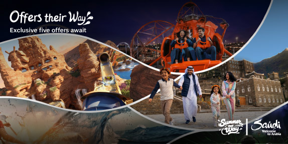 Enjoy 5 exclusive offer to Saudi this summer